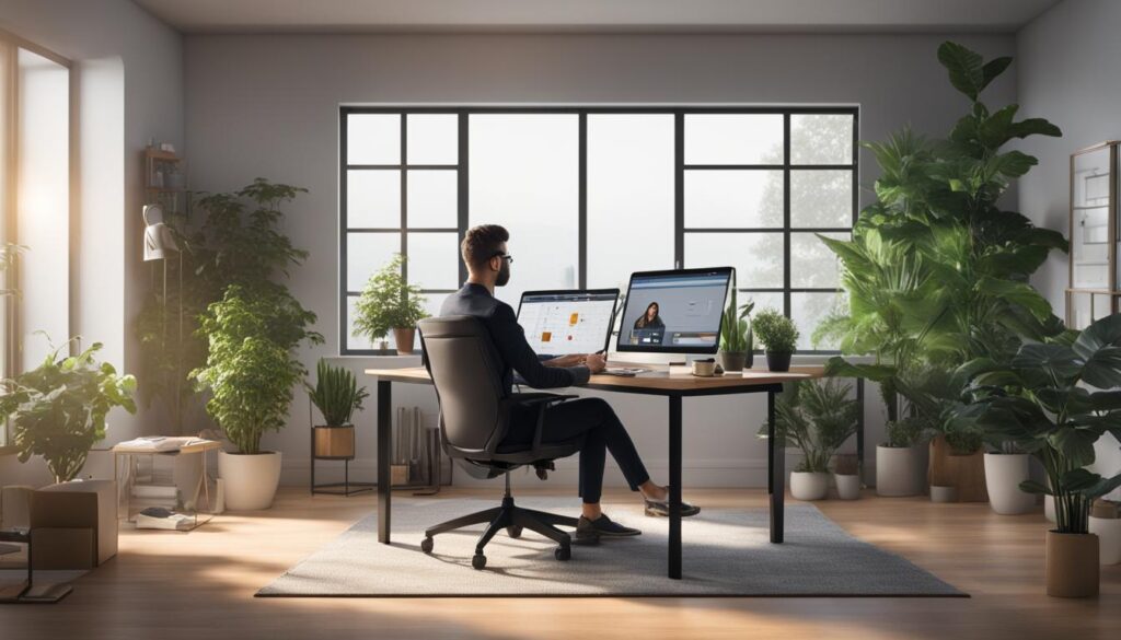 Homeoffice und hybrides Arbeiten